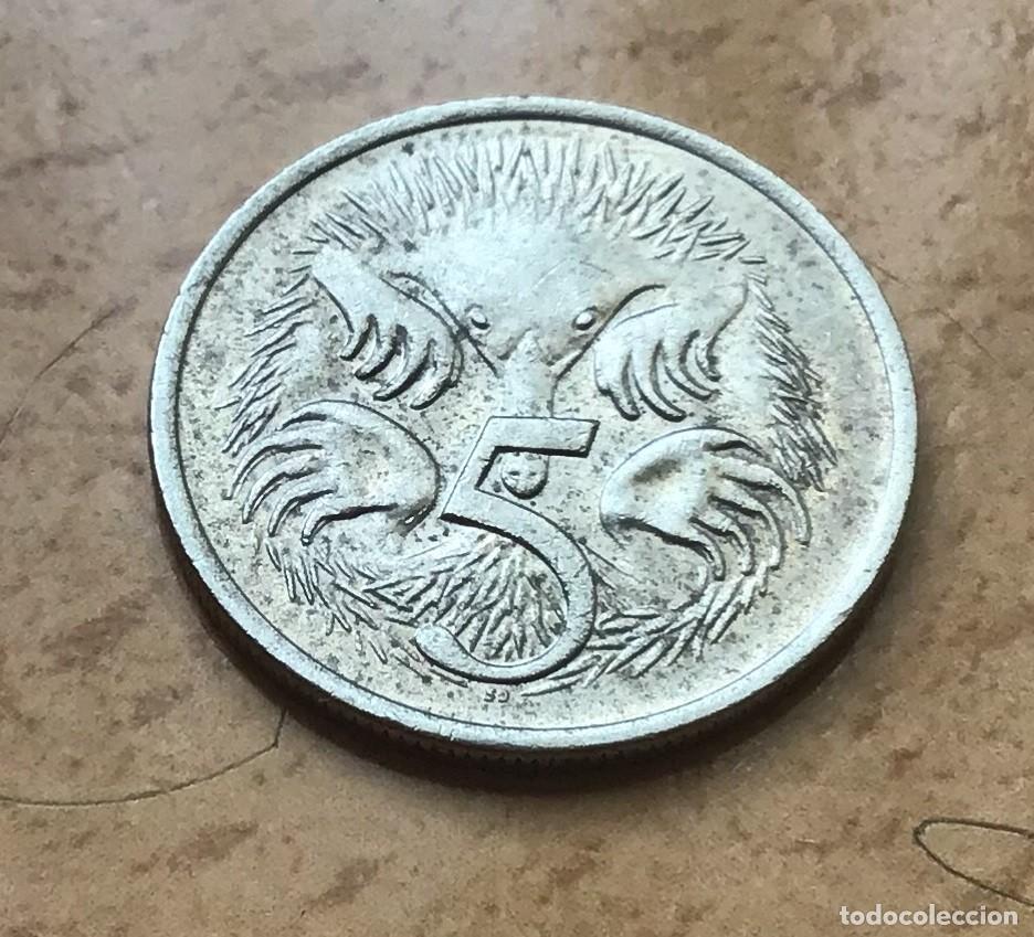 Monedas antiguas de Ocean&iacute;a: 5 centavos de Australia. A&ntilde;o 1983 - Foto 1