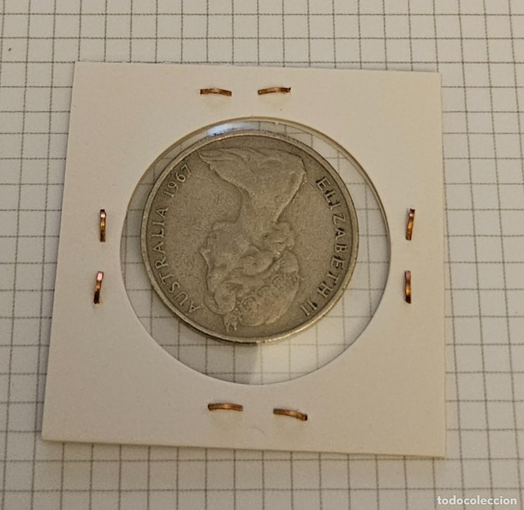Monedas antiguas de Ocean&iacute;a: MONEDA DE AUSTRALIA 1967 &rdquo;20 CENTAVOS&rdquo; - Foto 2