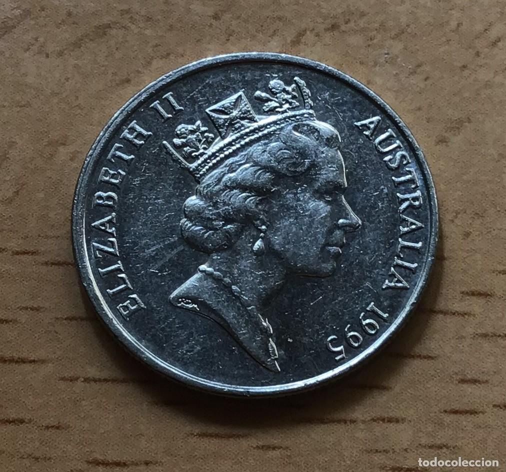 Monedas antiguas de Ocean&iacute;a: 5 centavos de Australia. A&ntilde;o 1995 - Foto 2