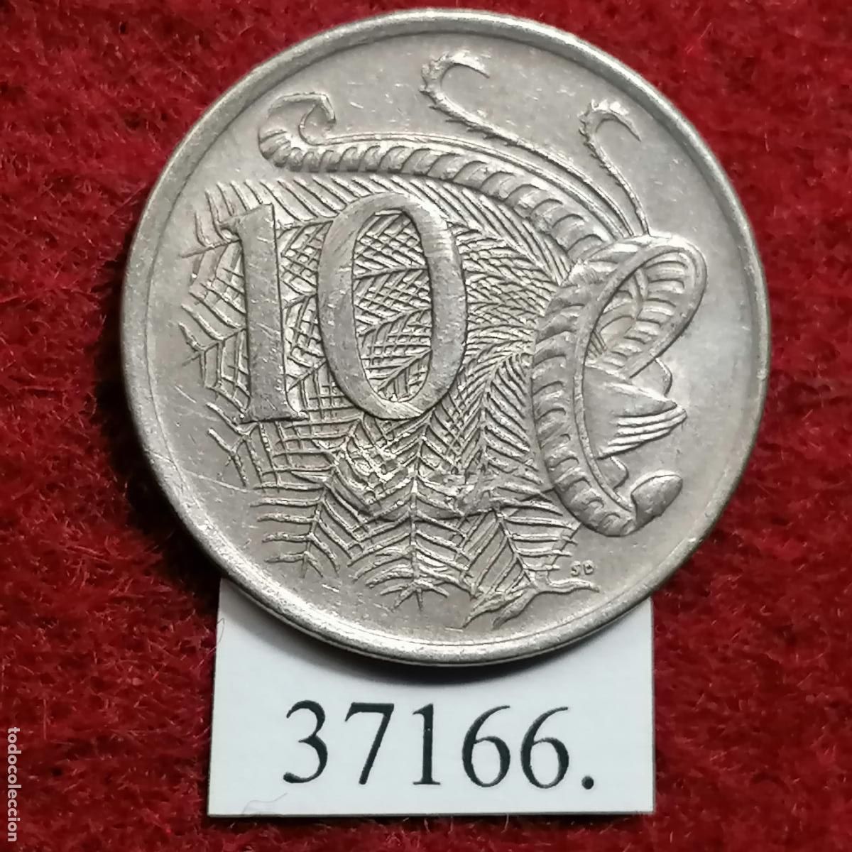 Monedas antiguas de Ocean&iacute;a: Australia 10 centimos 1970 - Foto 1