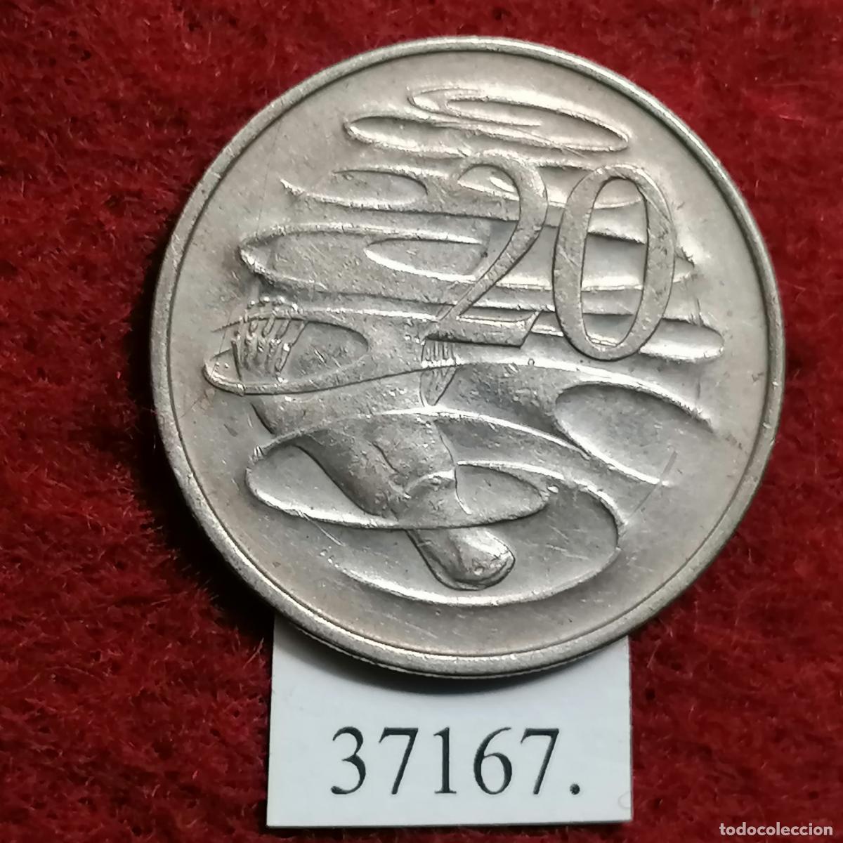 Monedas antiguas de Ocean&iacute;a: Australia 20 centimos 1967 - Foto 1