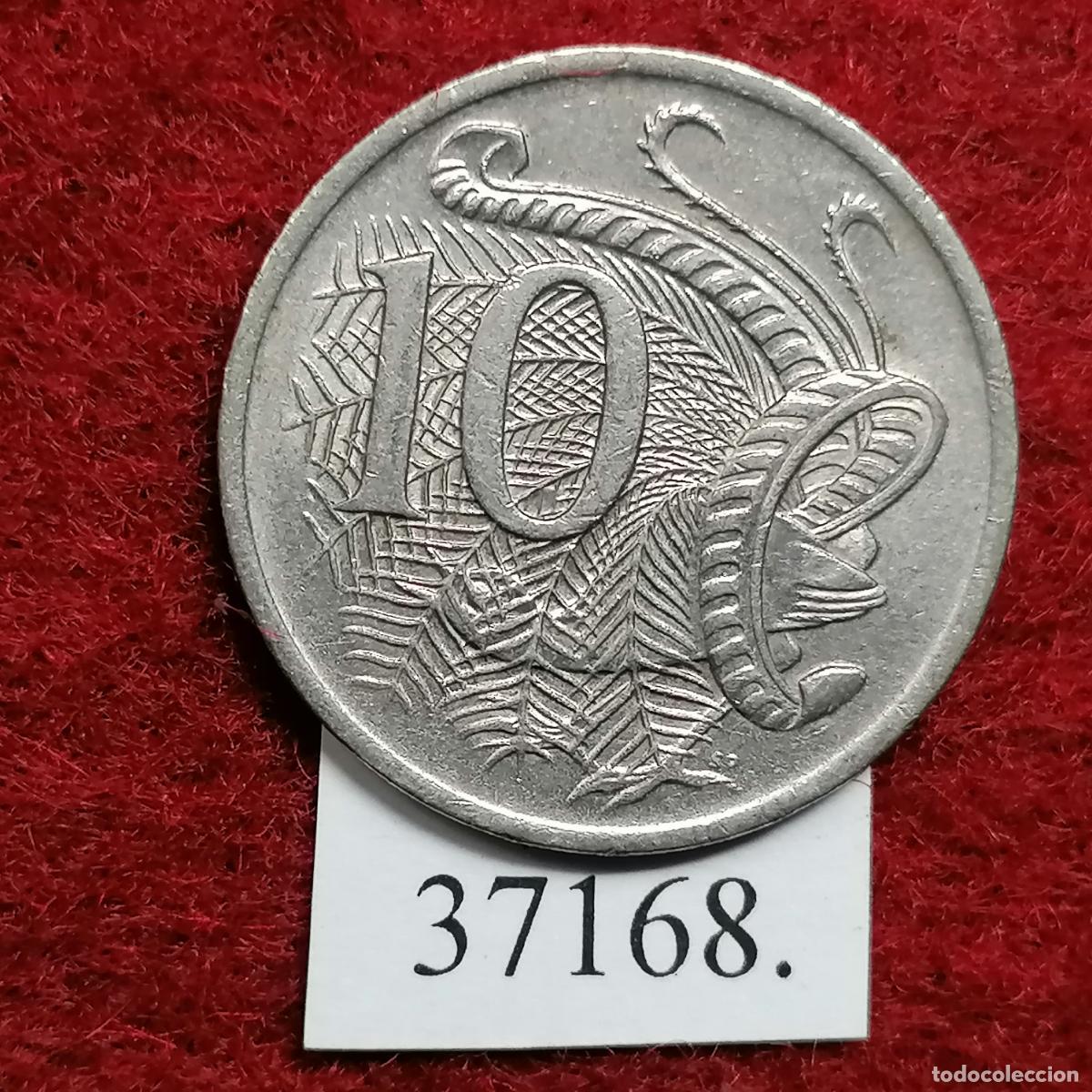 Monedas antiguas de Ocean&iacute;a: Australia 10 centimos 1982 - Foto 2