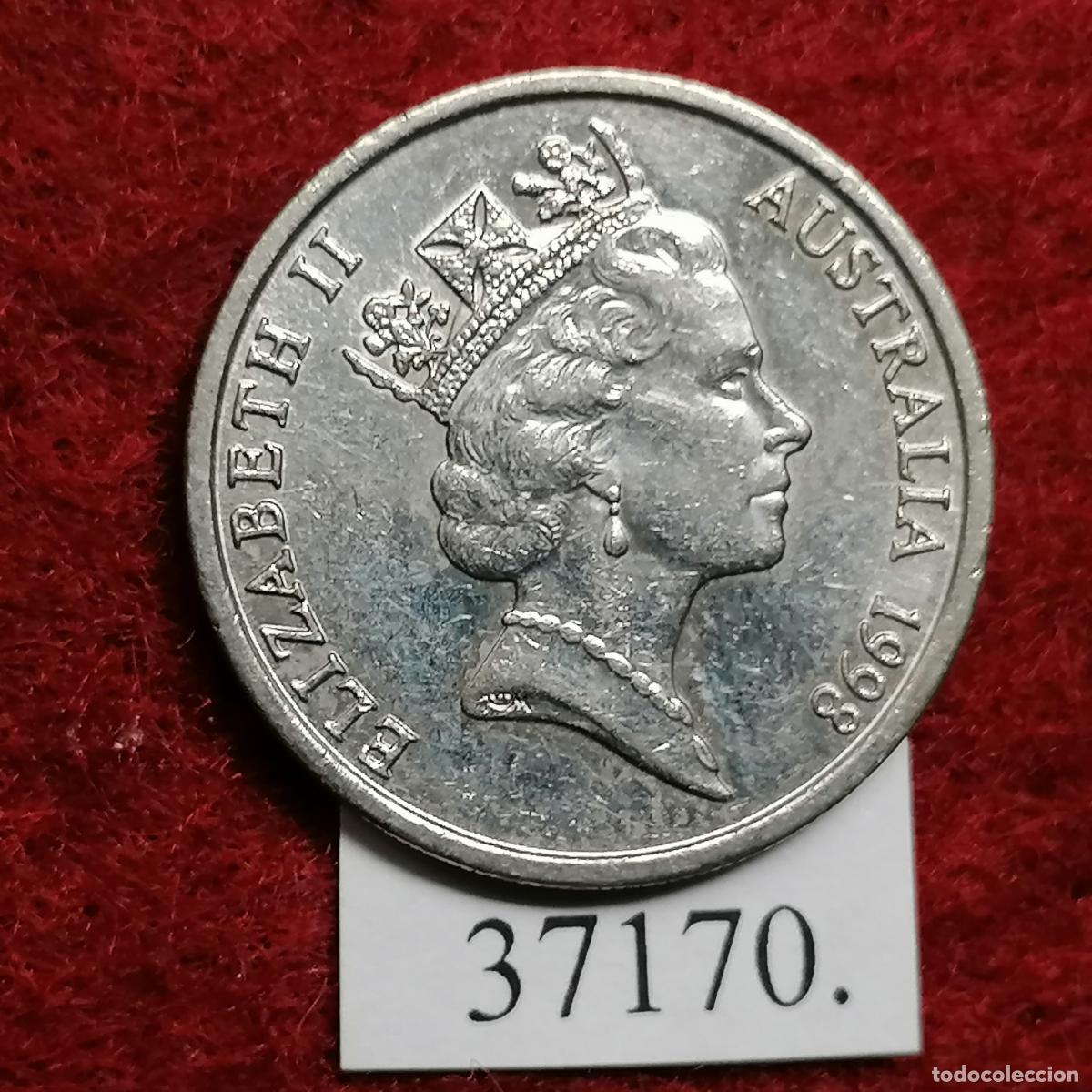 Monedas antiguas de Ocean&iacute;a: Australia 10 centimos 1998 - Foto 1