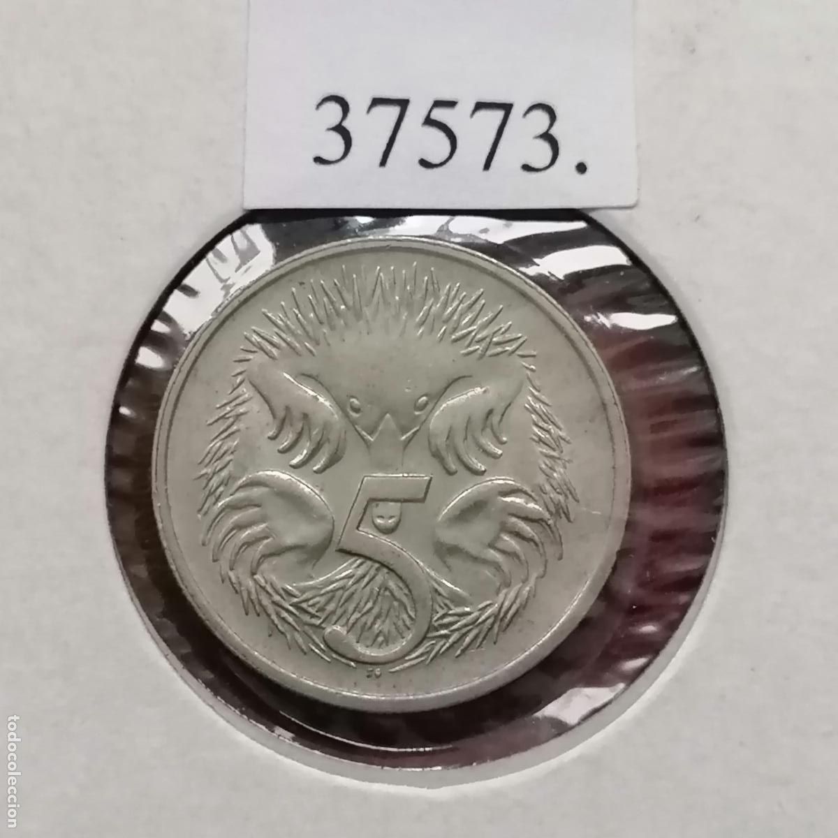 Monedas antiguas de Ocean&iacute;a: Australia 5 c&eacute;ntimos 1981 - Foto 2