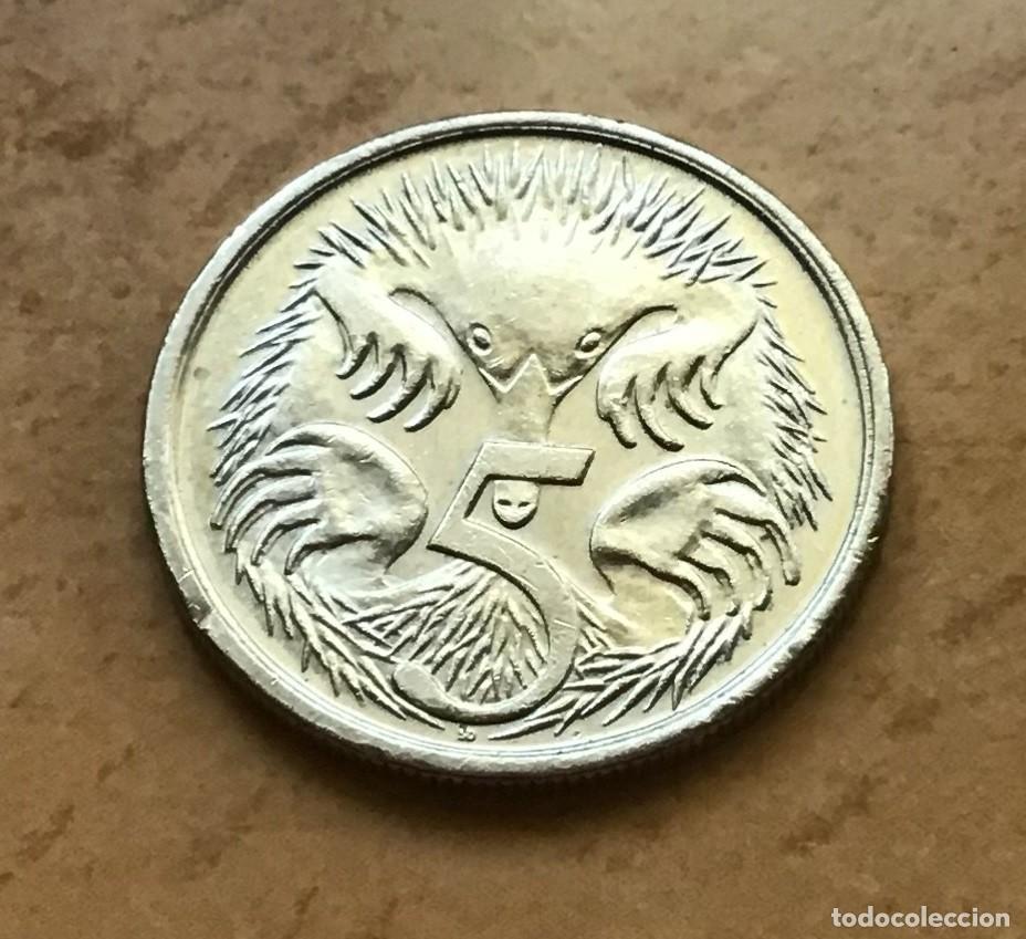 Monedas antiguas de Ocean&iacute;a: 5 centavos de Australia. A&ntilde;o 2008 - Foto 1