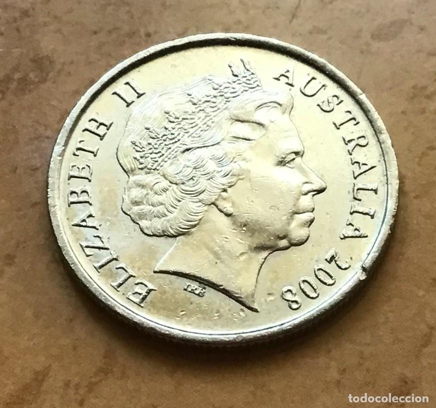 Monedas antiguas de Ocean&iacute;a: 5 centavos de Australia. A&ntilde;o 2008 - Foto 2