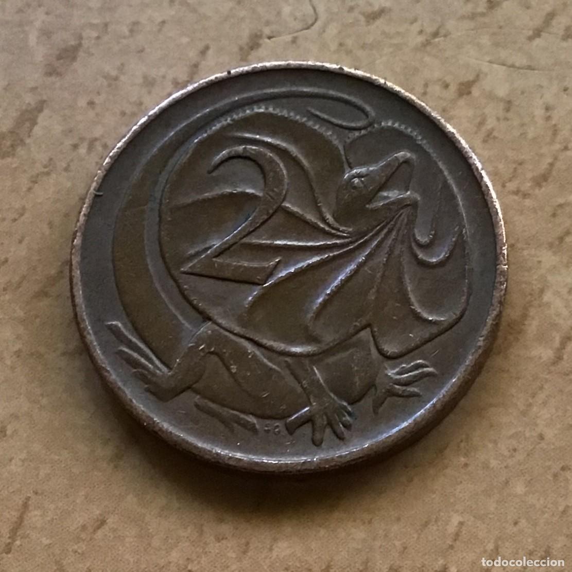 Monedas antiguas de Ocean&iacute;a: 2 centavos de Australia. A&ntilde;o 1980 - Foto 1