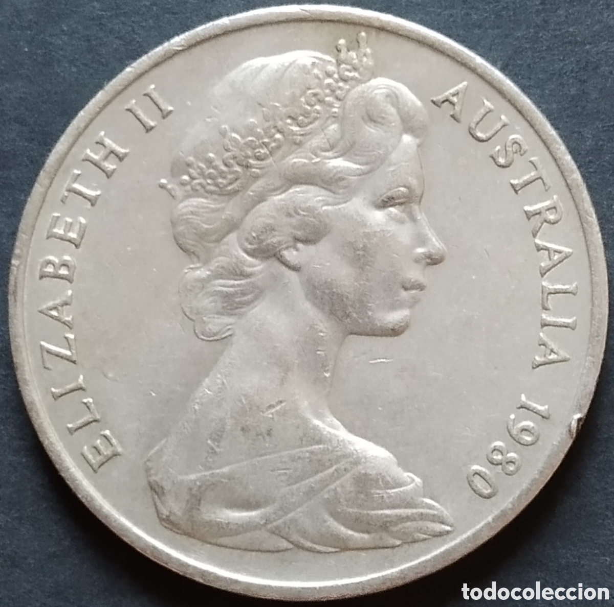 Monedas antiguas de Ocean&iacute;a: MONEDA - AUSTRALIA 20 CENT 1980 - Foto 2