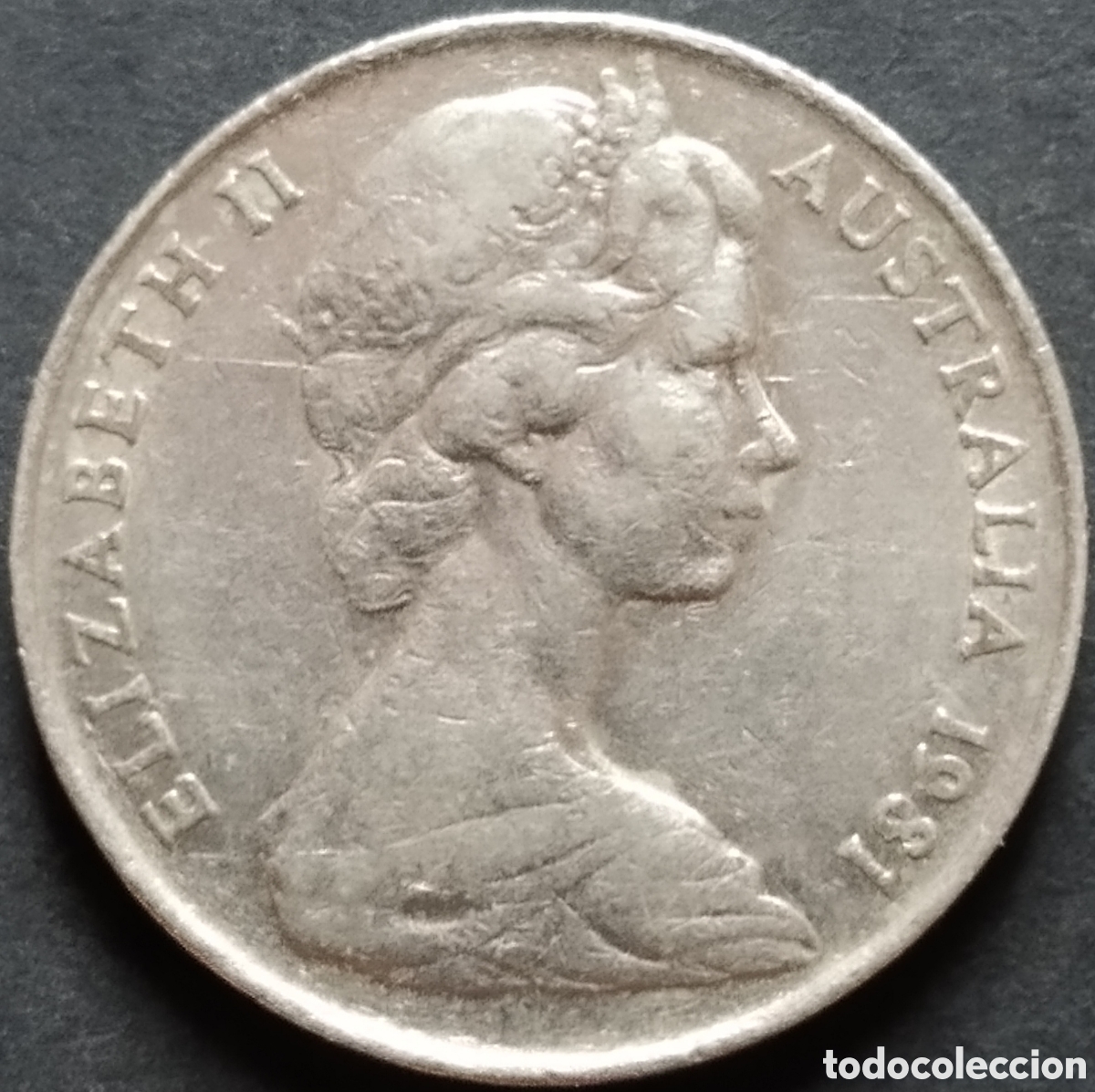 Monedas antiguas de Ocean&iacute;a: MONEDA - AUSTRALIA 10 CENT 1981 - Foto 2
