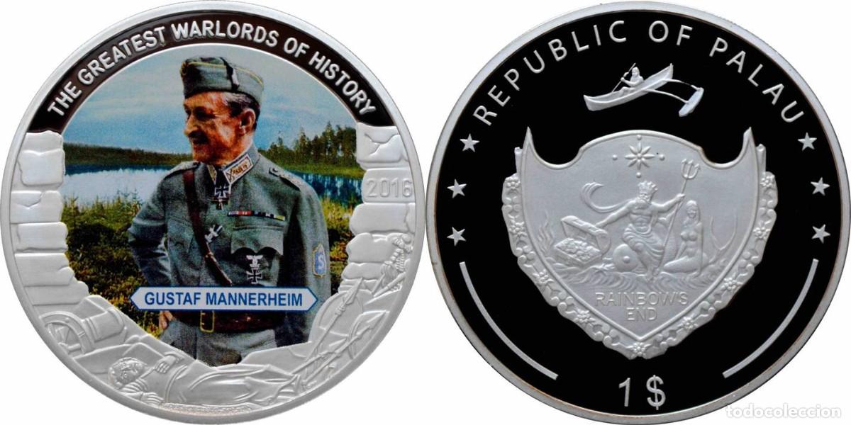 Monedas antiguas de Ocean&iacute;a: PALAU 1 DOLARES 2016 - Foto 1