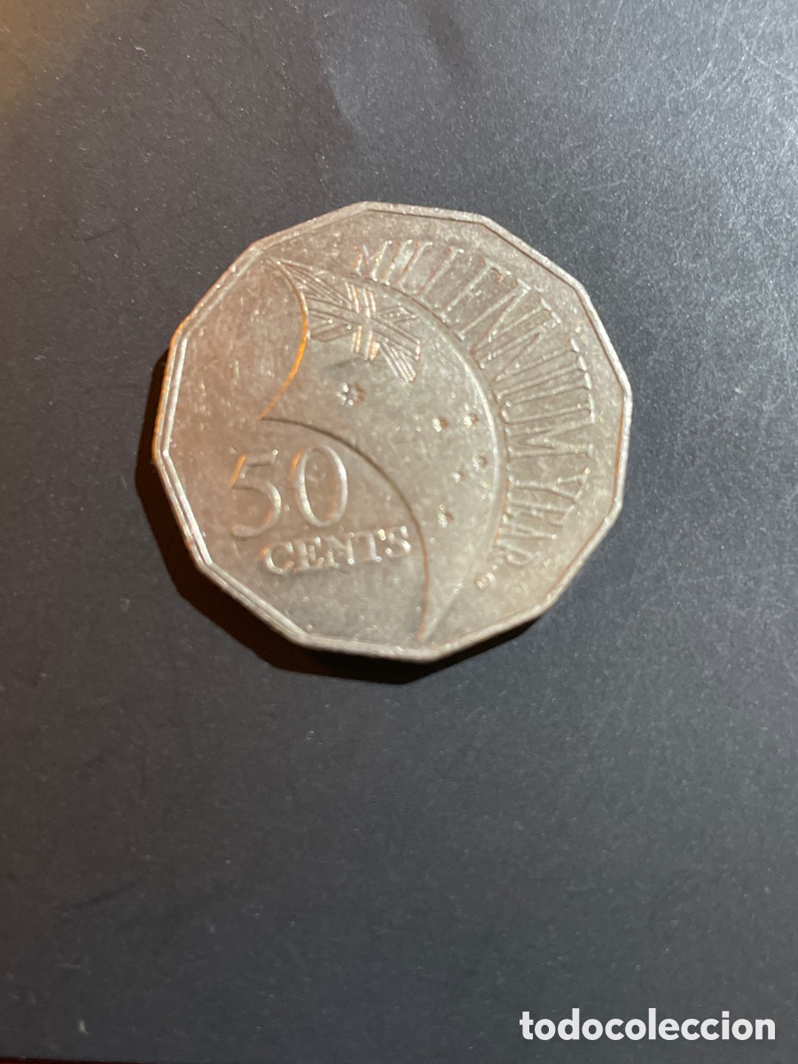 Monedas antiguas de Ocean&iacute;a: 50 cents Australia 2000 - Foto 1