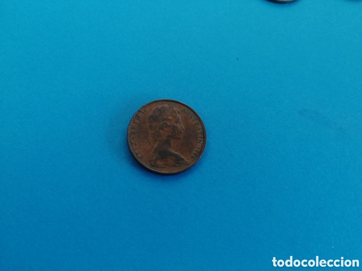 Monedas antiguas de Ocean&iacute;a: 2 cents de Australia 1966 - Foto 2