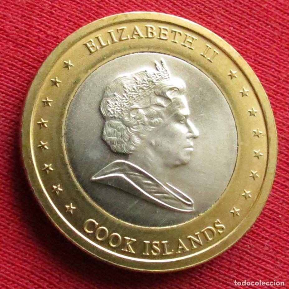 Monedas antiguas de Ocean&iacute;a: Cook islas 1 $ 2010 unc - Foto 2