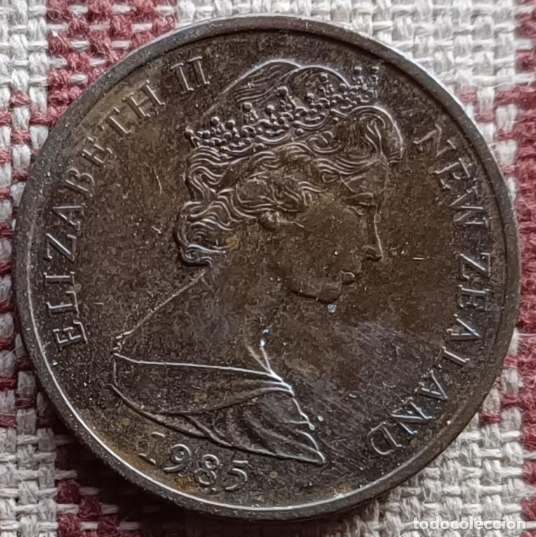 Monedas antiguas de Ocean&iacute;a: Moneda de 2 c&eacute;ntimos de 1985 - Nueva Zelanda - Foto 1