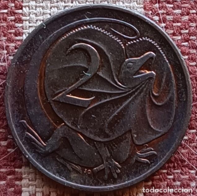 Monedas antiguas de Ocean&iacute;a: Moneda de 2 centavos de 1989 - Australia - Foto 1
