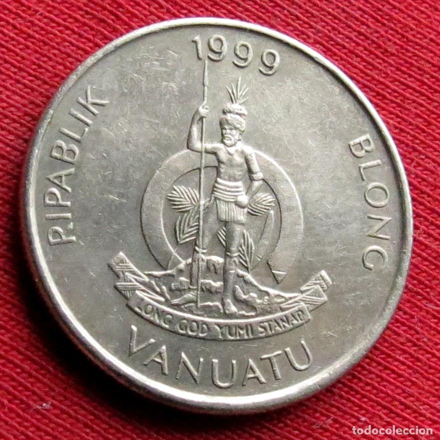 Monedas antiguas de Ocean&iacute;a: Vanuatu 10 vatu 1999 - Foto 2