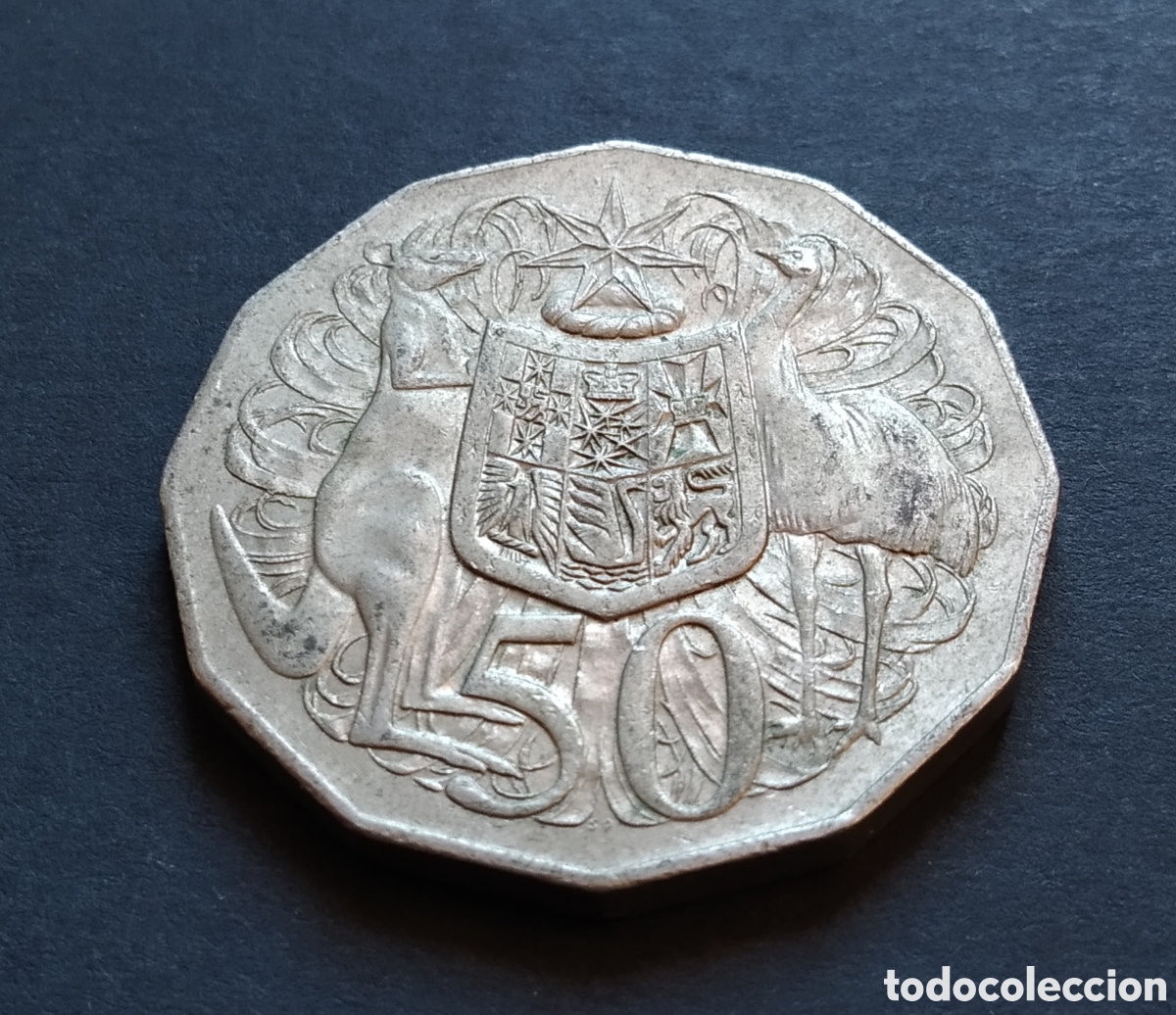 Monedas antiguas de Ocean&iacute;a: MONEDA - AUSTRALIA 50 CENT 1971 - Foto 3