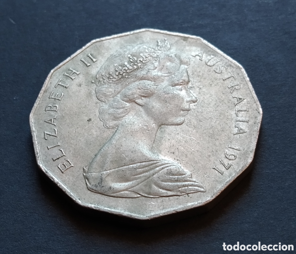 Monedas antiguas de Ocean&iacute;a: MONEDA - AUSTRALIA 50 CENT 1971 - Foto 4