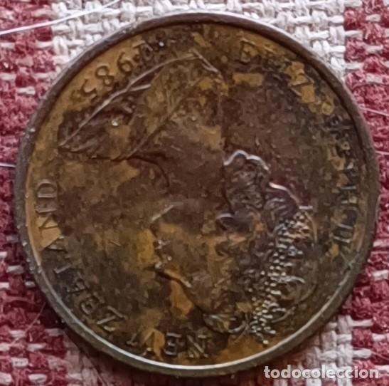 Monedas antiguas de Ocean&iacute;a: Moneda de 1 c&eacute;ntimo de 1985 - Nueva Zelanda - Foto 1