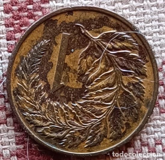 Monedas antiguas de Ocean&iacute;a: Moneda de 1 c&eacute;ntimo de 1985 - Nueva Zelanda - Foto 2