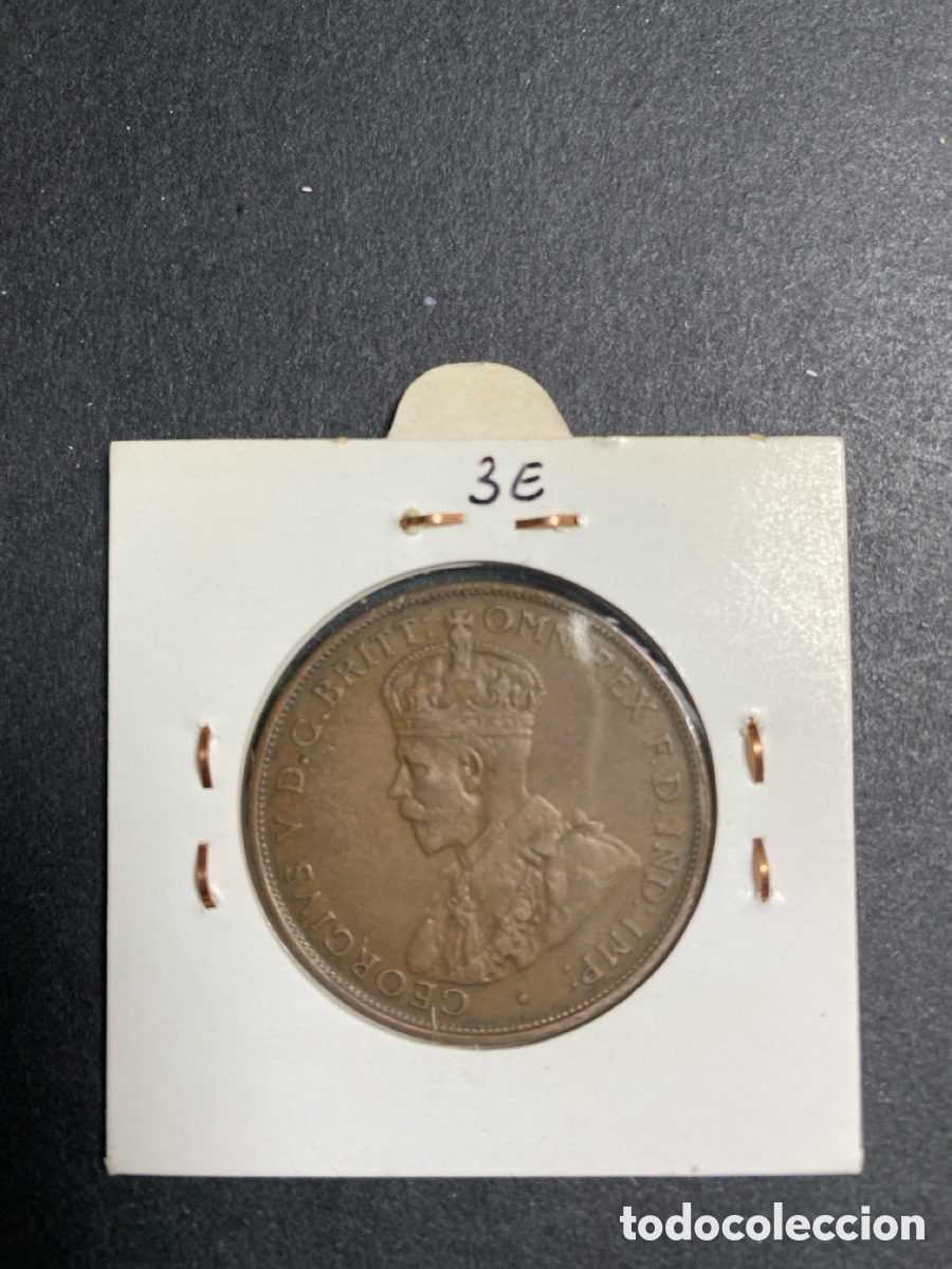 Monedas antiguas de Ocean&iacute;a: Moneda de Australia 1 penny - Foto 2