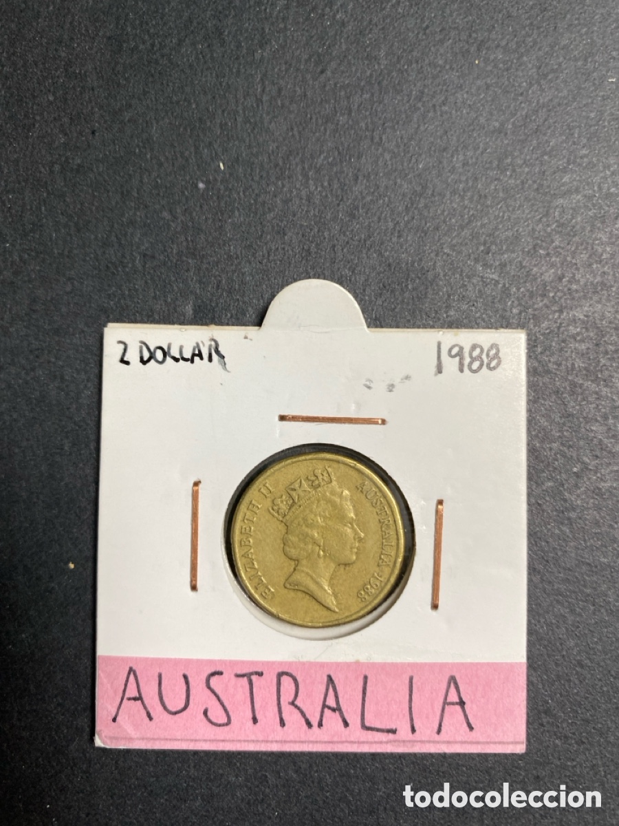 Monedas antiguas de Ocean&iacute;a: Moneda de Australia 2 dollars - Foto 1