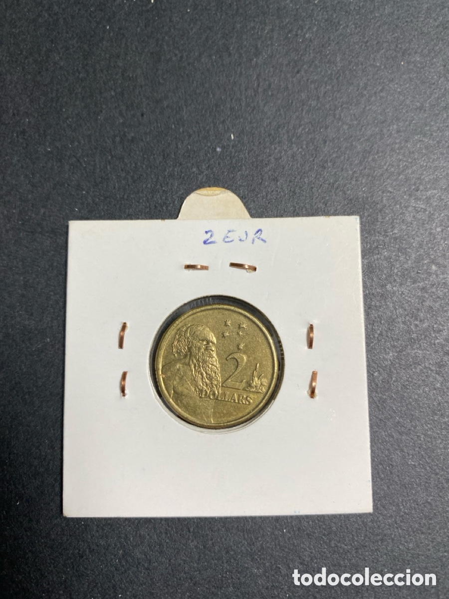 Monedas antiguas de Ocean&iacute;a: Moneda de Australia 2 dollars - Foto 2