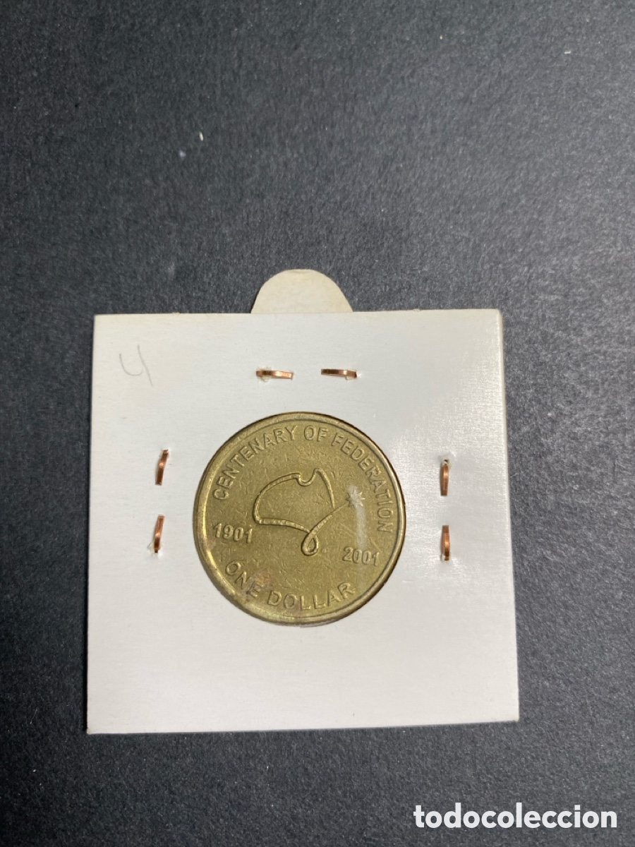 Monedas antiguas de Ocean&iacute;a: Moneda de Australia 1 dollar - Foto 2