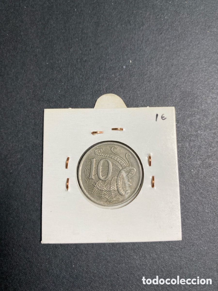 Monedas antiguas de Ocean&iacute;a: Moneda de Australia 10 cent - Foto 2