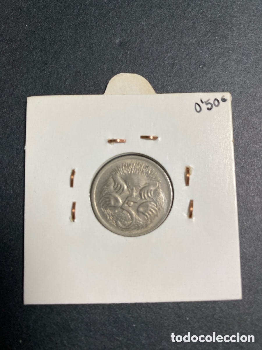 Monedas antiguas de Ocean&iacute;a: Moneda de Australia 5 cent - Foto 2