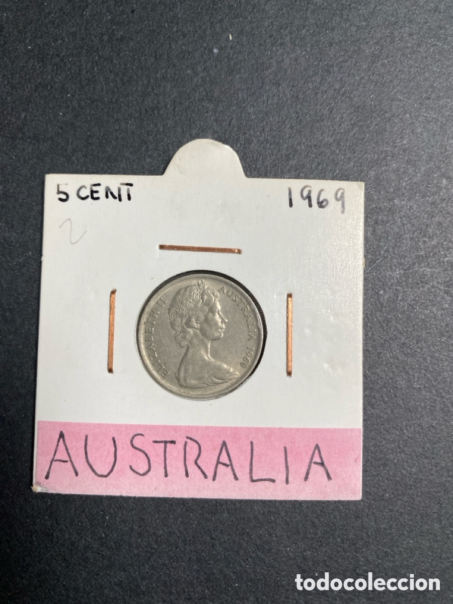 Monedas antiguas de Ocean&iacute;a: Moneda de Australia 5 cent - Foto 1