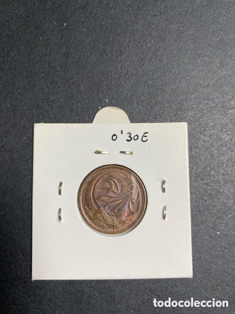 Monedas antiguas de Ocean&iacute;a: Moneda de Australia 2 cent - Foto 2