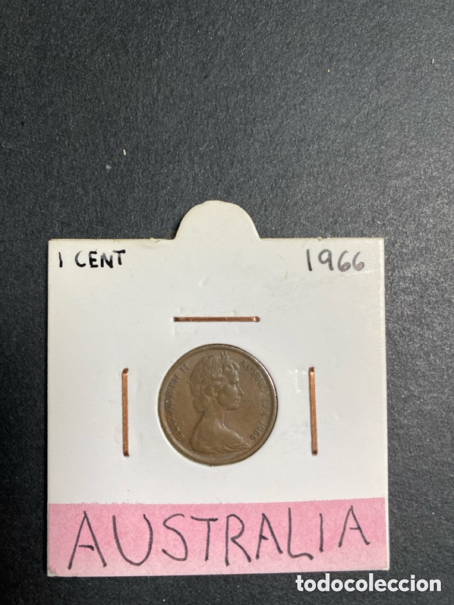 Monedas antiguas de Ocean&iacute;a: Moneda de Australia 1 cent - Foto 1