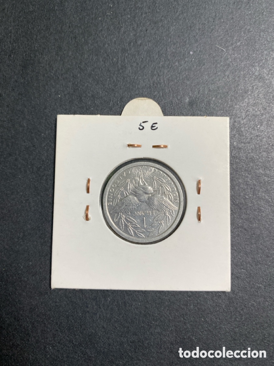 Monedas antiguas de Ocean&iacute;a: Moneda de Nueva Caledonia - Foto 2