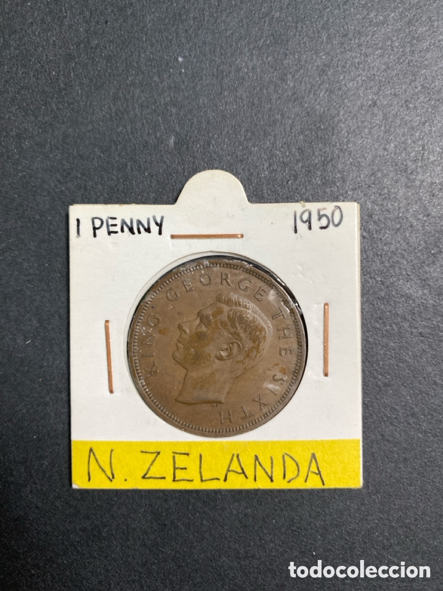 Monedas antiguas de Ocean&iacute;a: Moneda de Nueva Zelanda - Foto 1