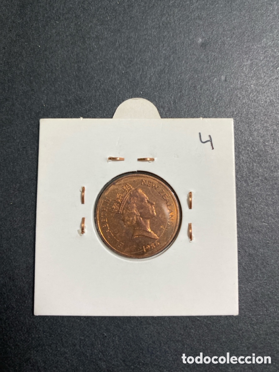 Monedas antiguas de Ocean&iacute;a: Moneda de Nueva Zelanda - Foto 2