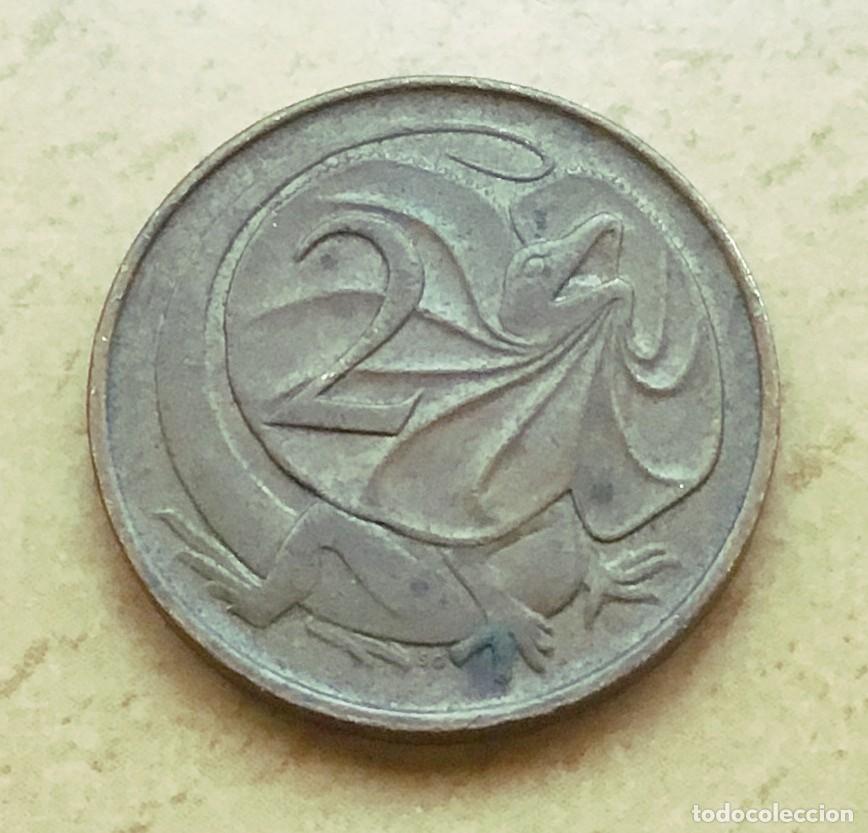 Monedas antiguas de Ocean&iacute;a: 2 centavos de Australia. A&ntilde;o 1966 - Foto 1