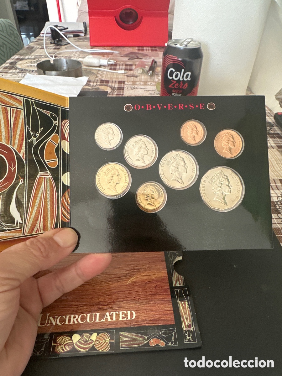 Monedas antiguas de Ocean&iacute;a: Cartera de Australia a&ntilde;o 1990 - Foto 2