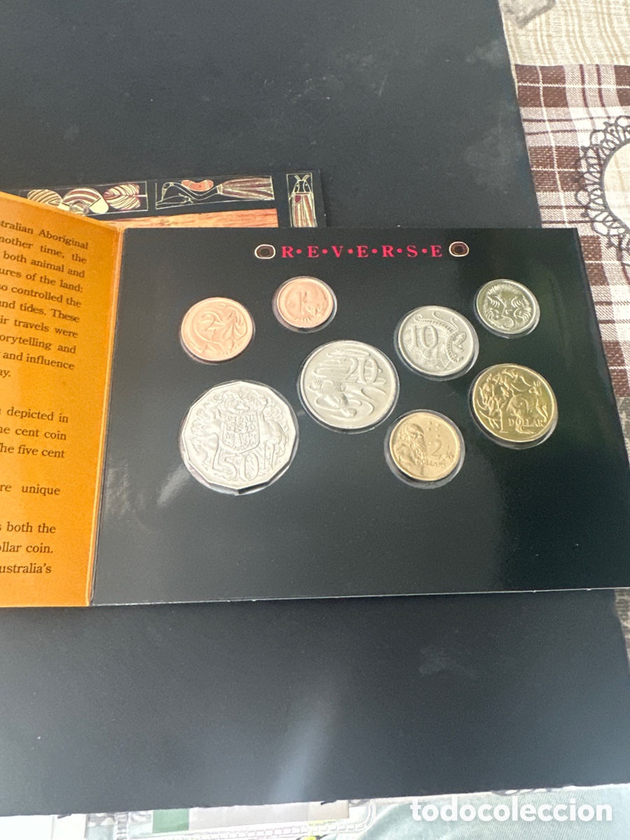 Monedas antiguas de Ocean&iacute;a: Cartera de Australia a&ntilde;o 1990 - Foto 3