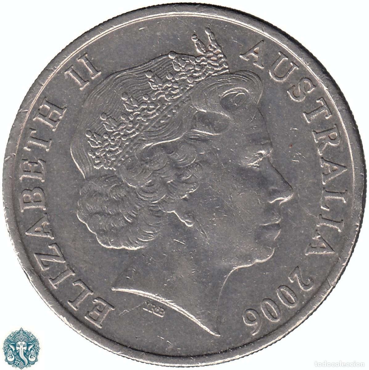 Monedas antiguas de Ocean&iacute;a: AUSTRALIA 20 Centavos 2006 KM#403 - Foto 2