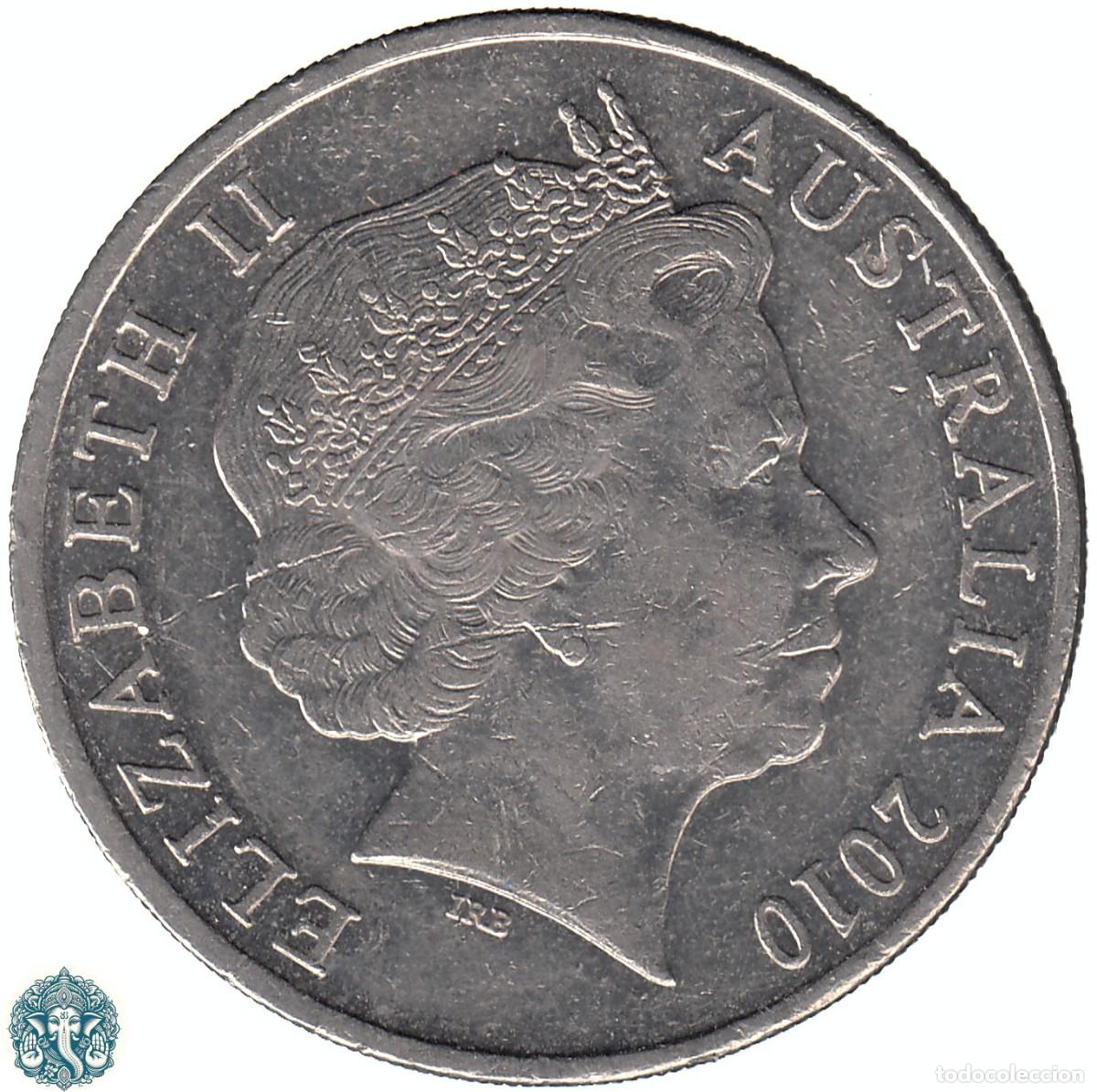 Monedas antiguas de Ocean&iacute;a: AUSTRALIA 20 Centavos 2010 KM#403 - Foto 2