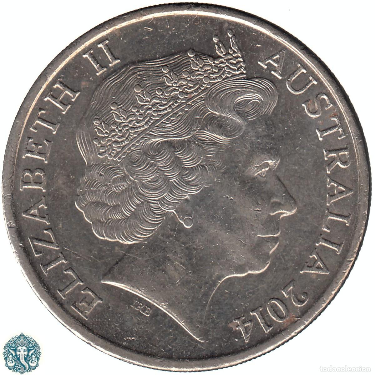 Monedas antiguas de Ocean&iacute;a: AUSTRALIA 20 Centavos 2014 KM#403 - Foto 2