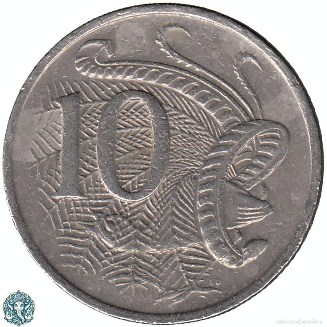 Monedas antiguas de Ocean&iacute;a: AUSTRALIA 10 Centavos 1981 KM#65 - Foto 1