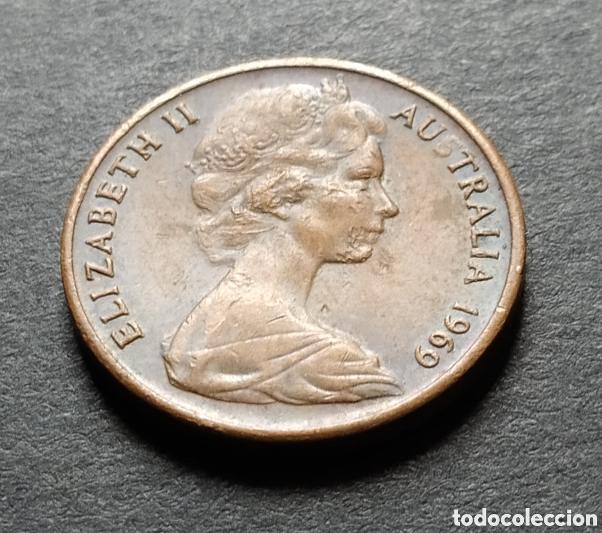 Monedas antiguas de Ocean&iacute;a: MONEDA - AUSTRALIA 1 CENT 1969 - Foto 4
