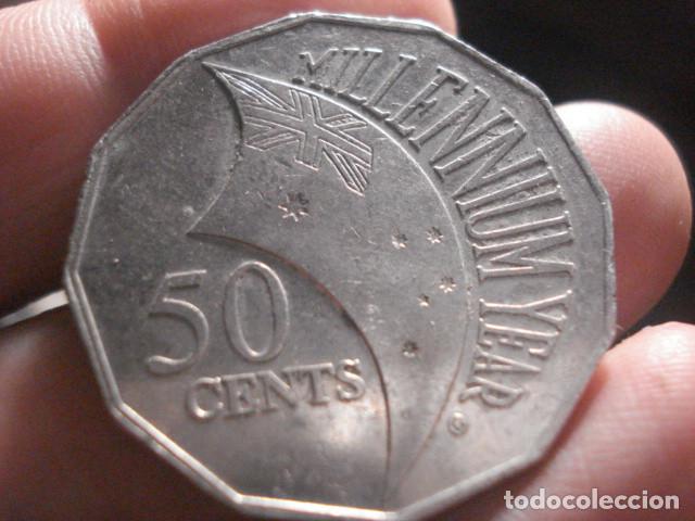 Monedas antiguas de Ocean&iacute;a: AUSTRALIA - 50 C&Eacute;NTIMOS A&Ntilde;O 2000 - Foto 1