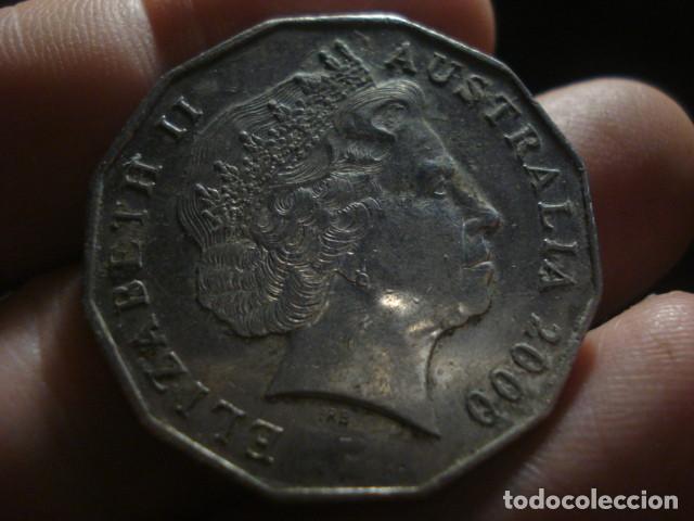 Monedas antiguas de Ocean&iacute;a: AUSTRALIA - 50 C&Eacute;NTIMOS A&Ntilde;O 2000 - Foto 2
