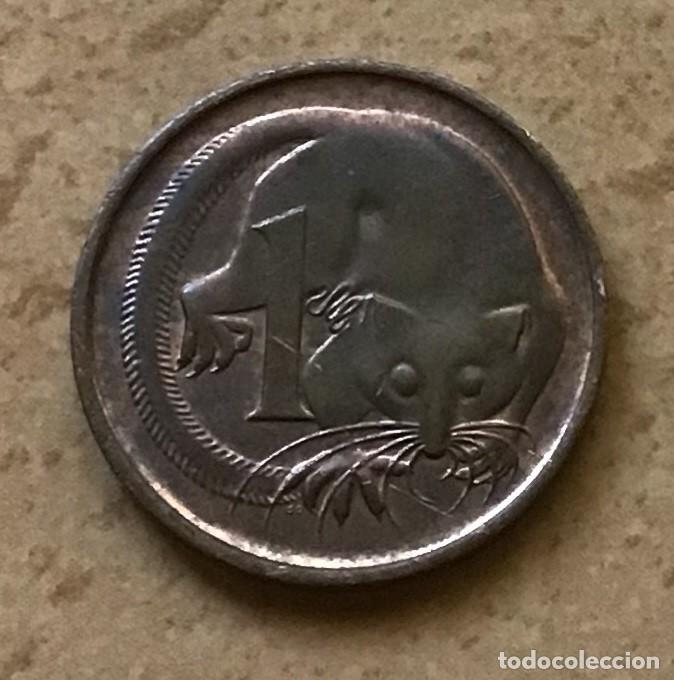 Monedas antiguas de Ocean&iacute;a: 1 centavo de Australia. A&ntilde;o 1981 - Foto 2