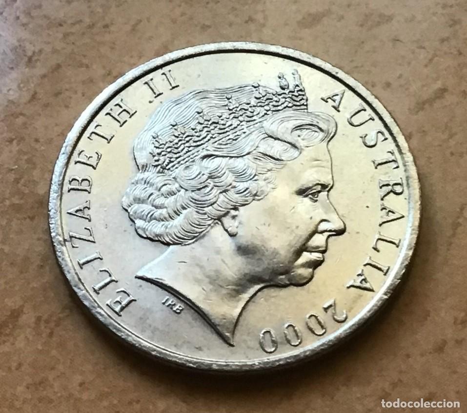 Monedas antiguas de Ocean&iacute;a: 10 centavos de Australia. A&ntilde;o 2000 - Foto 2