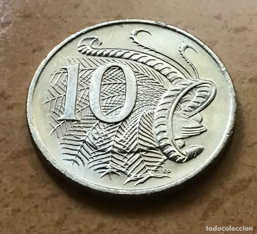 Monedas antiguas de Ocean&iacute;a: 10 centavos de Australia. A&ntilde;o 2008 - Foto 1