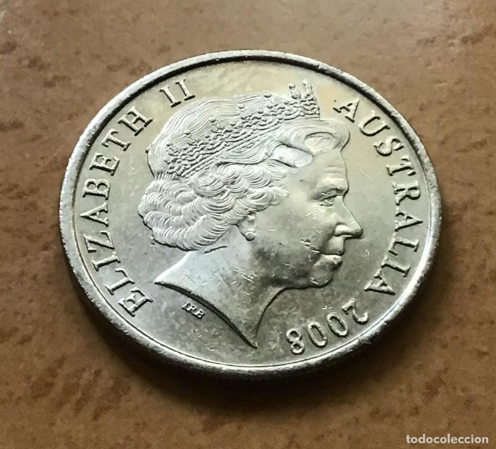 Monedas antiguas de Ocean&iacute;a: 10 centavos de Australia. A&ntilde;o 2008 - Foto 2